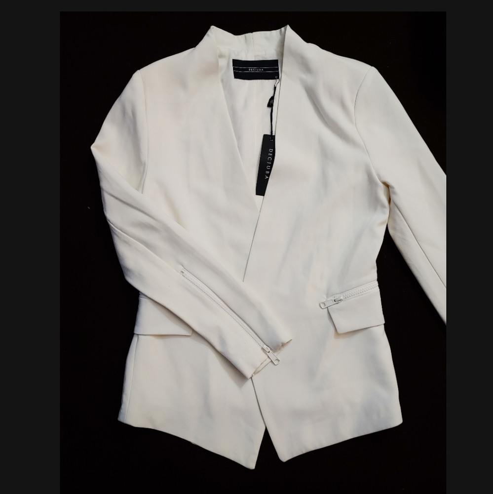 Women's white blazer